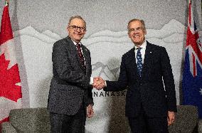 G7 Summit - Mark Carney Meets With Anthony Albanese