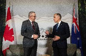 G7 Summit - Mark Carney Meets With Anthony Albanese