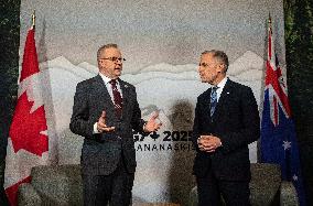G7 Summit - Mark Carney Meets With Anthony Albanese