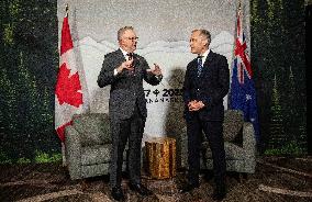 G7 Summit - Mark Carney Meets With Anthony Albanese