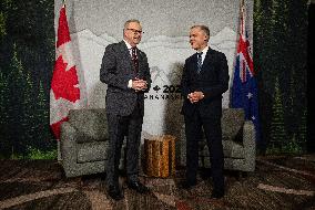 G7 Summit - Mark Carney Meets With Anthony Albanese