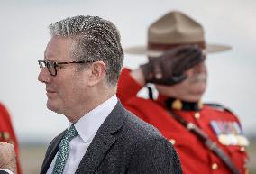 G7 Summit - Keir Starmer Arrives In Calgary