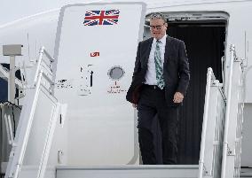 G7 Summit - Keir Starmer Arrives In Calgary