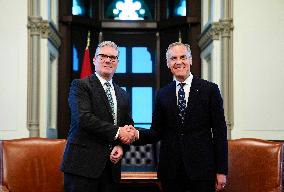 Mark Carney Meets With Keir Starmer - Ottawa