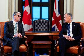 Mark Carney Meets With Keir Starmer - Ottawa