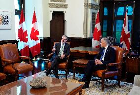 Mark Carney Meets With Keir Starmer - Ottawa