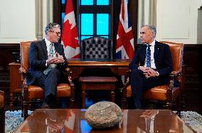 Mark Carney Meets With Keir Starmer - Ottawa