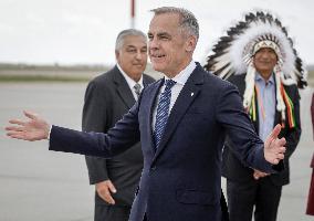 G7 Summit - Mark Carney Arrives In Calgary