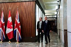 Mark Carney Meets With Keir Starmer - Ottawa