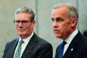Mark Carney Meets With Keir Starmer - Ottawa