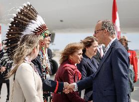 G7 Summit - Friedrich Merz Arrives In Calgary
