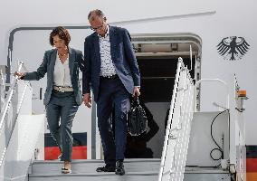 G7 Summit - Friedrich Merz Arrives In Calgary