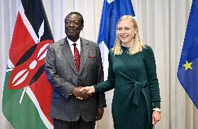 Kenyan Prime Minister and Minister of Foreign Affairs Musalia Mudavadi in Finland