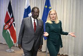 Kenyan Prime Minister and Minister of Foreign Affairs Musalia Mudavadi in Finland