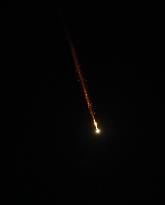 Iranian Missiles in Sky Of Palestine
