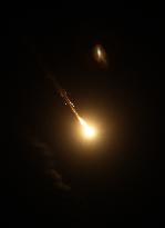 Iranian Missiles in Sky Of Palestine