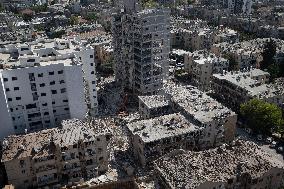 Iranian Missile Strike Hits Bat Yam