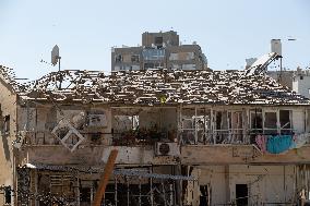 Iranian Missile Strike Hits Bat Yam