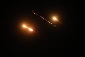 Missile Traces Over Hebron as Iran Launches New Strike on Israel