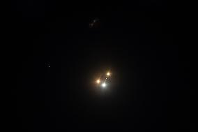 Iranian Missiles in Sky Of Gaza