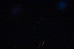 Iranian Missiles in Sky Of Gaza