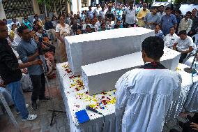 Funeral for The Victims of The Air India Plane Crash - India