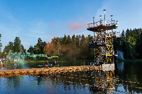 Tallest diving tower in the Baltics