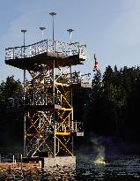 Tallest diving tower in the Baltics