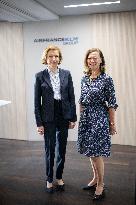 Anne-Marie Couderc et Florence Parly Portrait - Paris