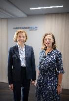 Anne-Marie Couderc et Florence Parly Portrait - Paris