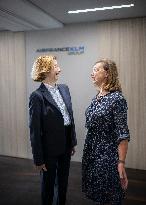 Anne-Marie Couderc et Florence Parly Portrait - Paris