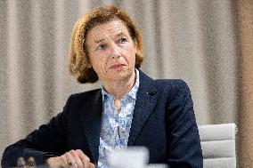 Anne-Marie Couderc et Florence Parly Portrait - Paris