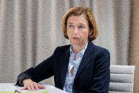 Anne-Marie Couderc et Florence Parly Portrait - Paris