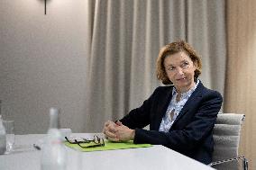 Anne-Marie Couderc et Florence Parly Portrait - Paris