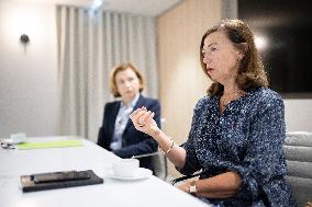Anne-Marie Couderc et Florence Parly Portrait - Paris