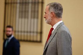King Felipe VI Receives Young Ibero-American Leaders - Madrid