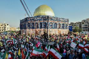 Religious Rally to Condemn Israeli Attack on Iran - Tehran