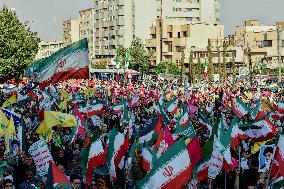 Religious Rally to Condemn Israeli Attack on Iran - Tehran