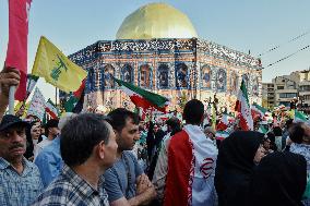 Religious Rally to Condemn Israeli Attack on Iran - Tehran