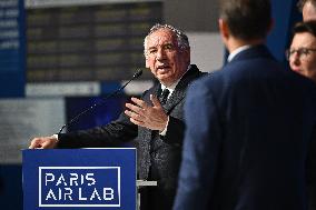 Francois Bayrour Visit To Paris Air Show - Le Bourget