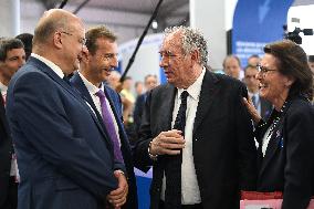 Francois Bayrour Visit To Paris Air Show - Le Bourget