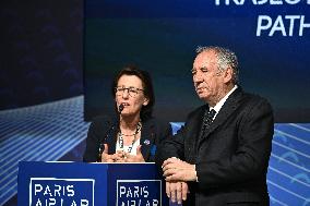 Francois Bayrour Visit To Paris Air Show - Le Bourget