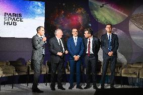 Francois Bayrour Visit To Paris Air Show - Le Bourget