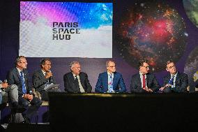 Francois Bayrour Visit To Paris Air Show - Le Bourget