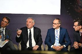 Francois Bayrour Visit To Paris Air Show - Le Bourget
