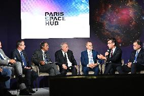 Francois Bayrour Visit To Paris Air Show - Le Bourget