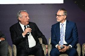 Francois Bayrour Visit To Paris Air Show - Le Bourget