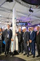 Francois Bayrour Visit To Paris Air Show - Le Bourget