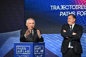 Francois Bayrour Visit To Paris Air Show - Le Bourget