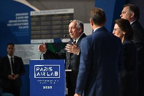 Francois Bayrour Visit To Paris Air Show - Le Bourget